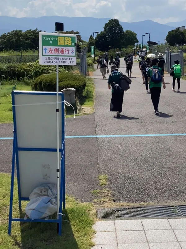 【光るプラカード】最後尾誘導 2023/05/03＠松本